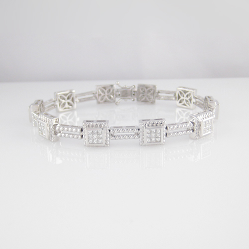 14K Ladies Diamond Bracelet